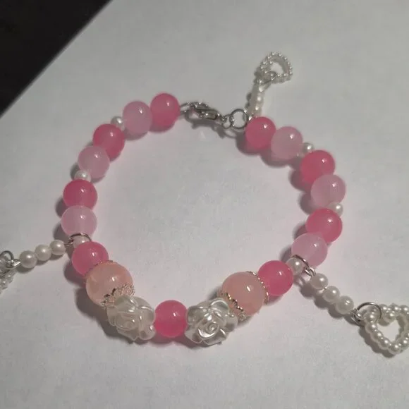 Handmade cupid charm bracelet - Picture 2 of 6